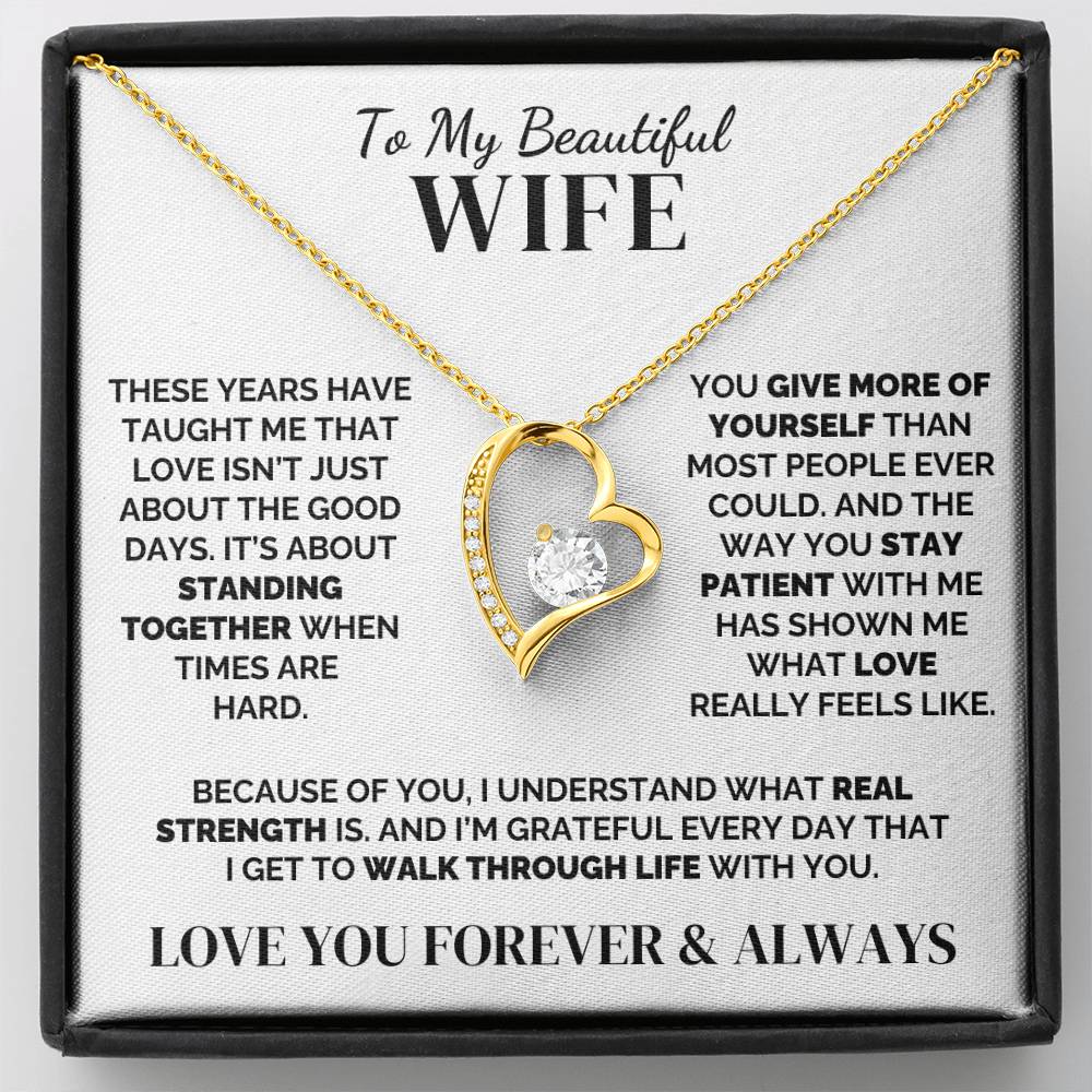 To My Wife – I See All You Carry – Necklace