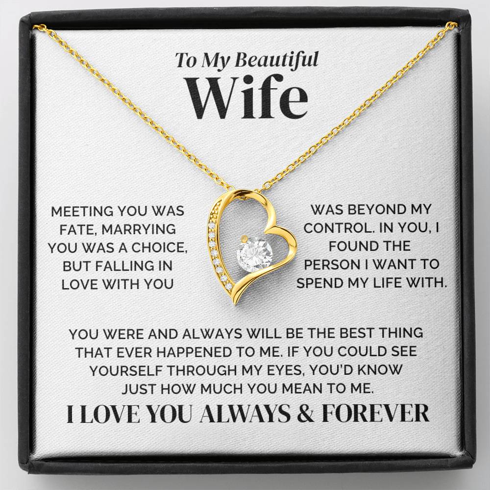 To My Wife – My Life, My Choice – Necklace