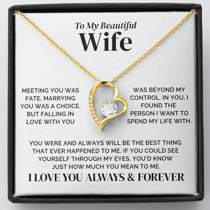 To My Wife – My Life, My Choice – Necklace