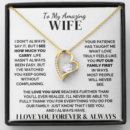 To My Wife – I See You – Necklace