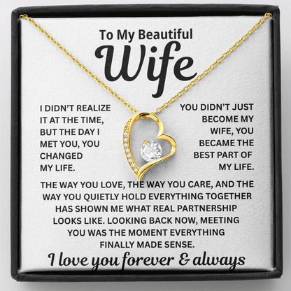 To My Wife – The Moment My Life Began – Necklace