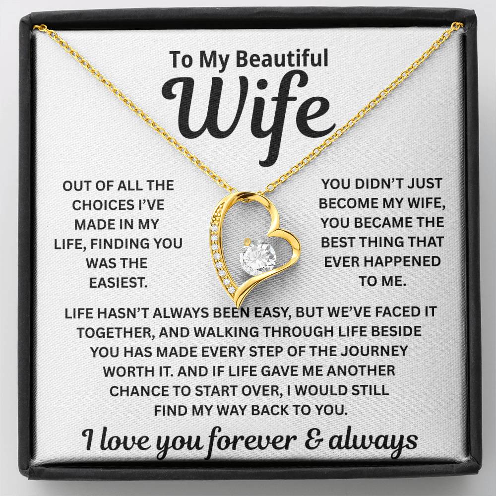 To My Wife – Written Before We Met – Necklace