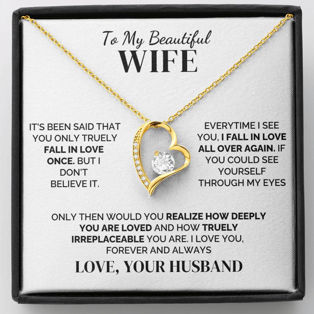 To My Wife – Falling in Love Again – Necklace