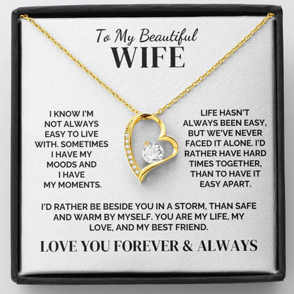 To My Wife – Hard Times Together – Necklace