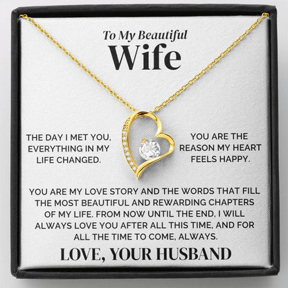 To My Wife – Our Love Story – Necklace