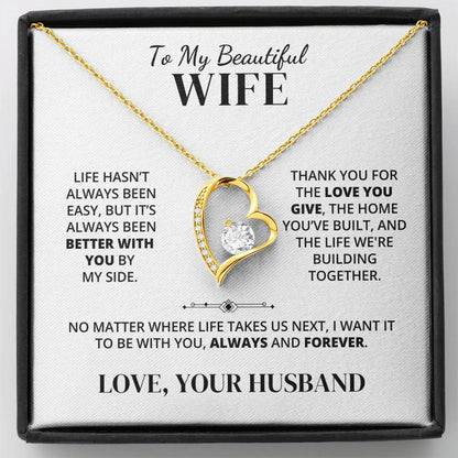 To My Wife – Better With You – Necklace