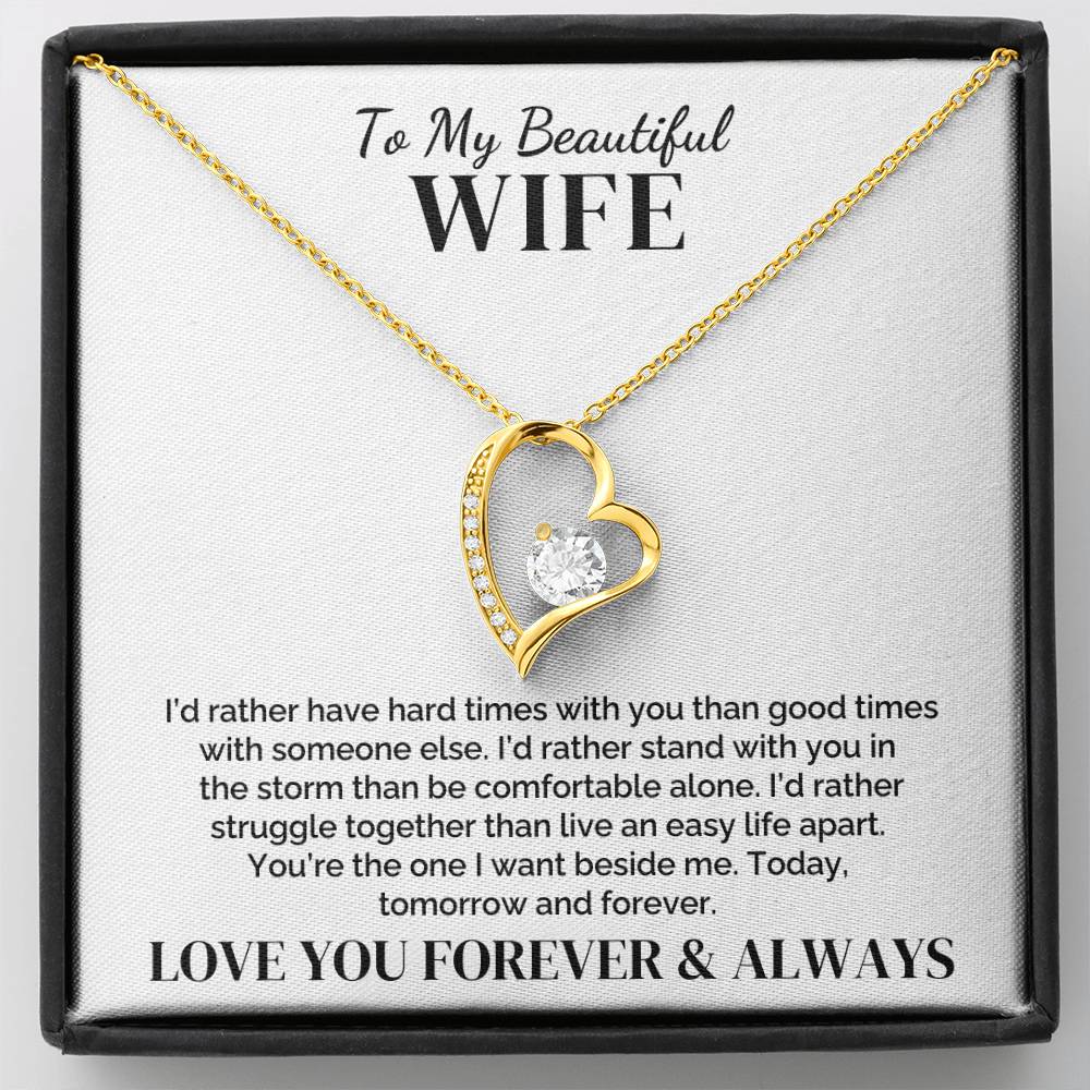To My Wife – Through Every Storm – Necklace