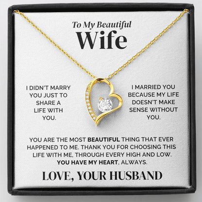To My Wife – You Have My Heart – Necklace