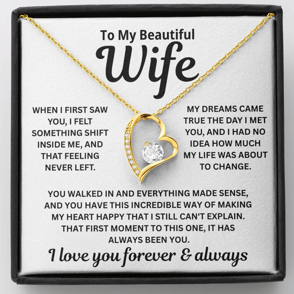 To My Wife - That Feeling Never Left - Necklace
