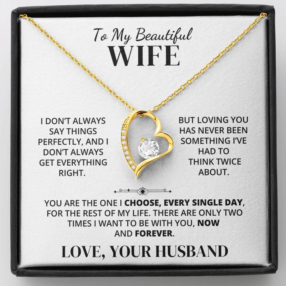To My Wife – Every Single Day – Necklace