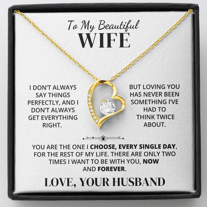 To My Wife – Every Single Day – Necklace