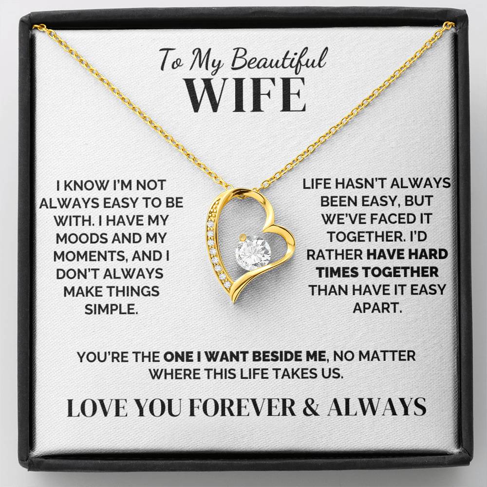 To My Wife – Facing It Together – Necklace