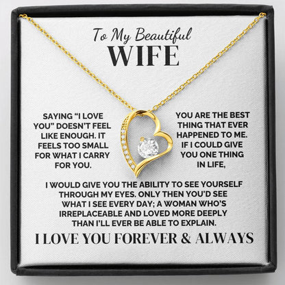 To My Wife – If You Could See What I See – Necklace