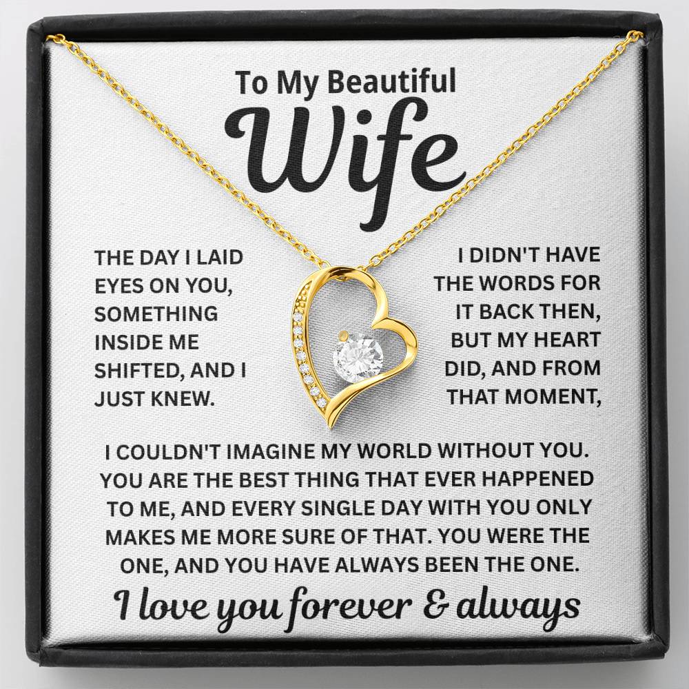 To My Wife - You Were Always The One - Necklace