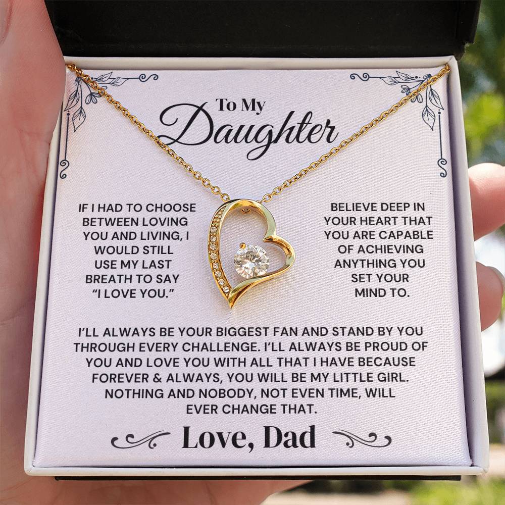 To My Daughter - My Greatest Gift - Necklace