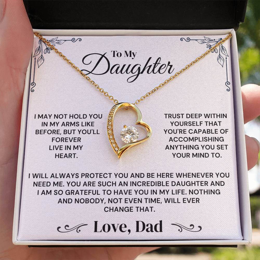 To My Daughter - Lift Your Head High - Necklace