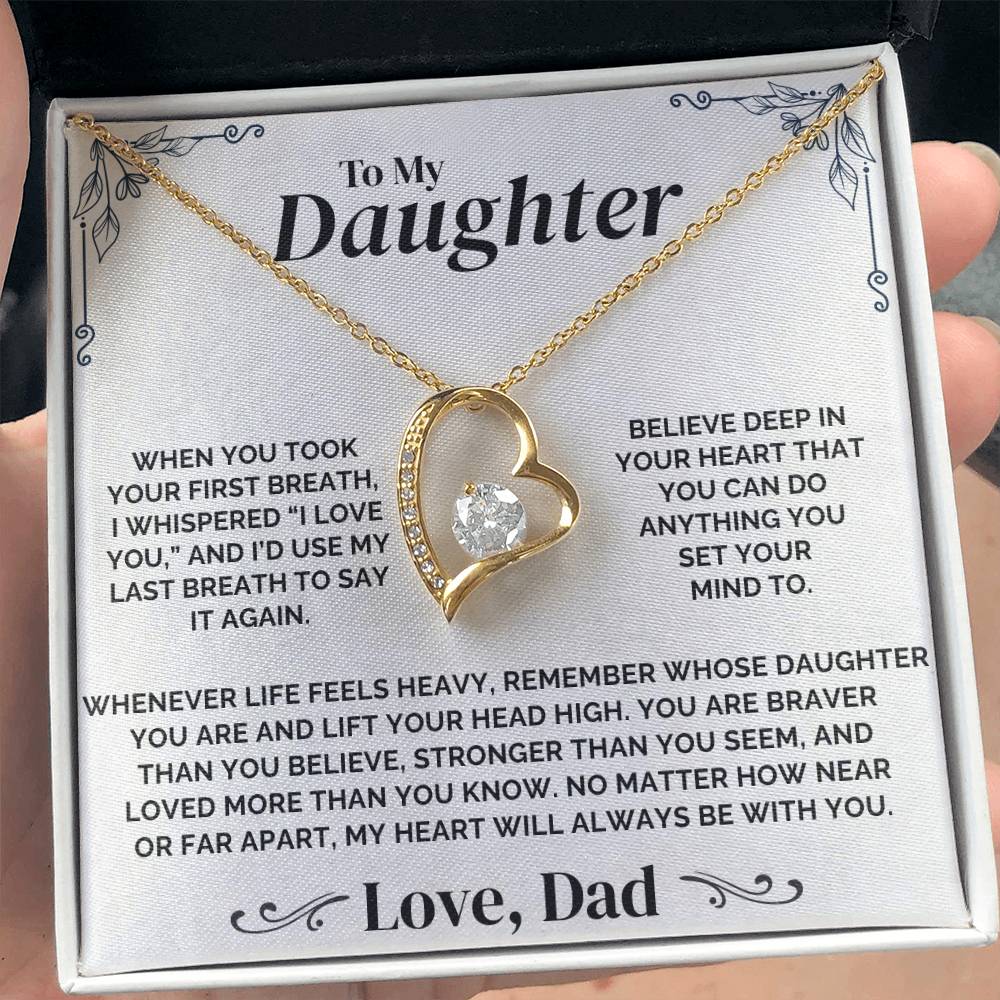 To My Daughter - Forever With You - Necklace