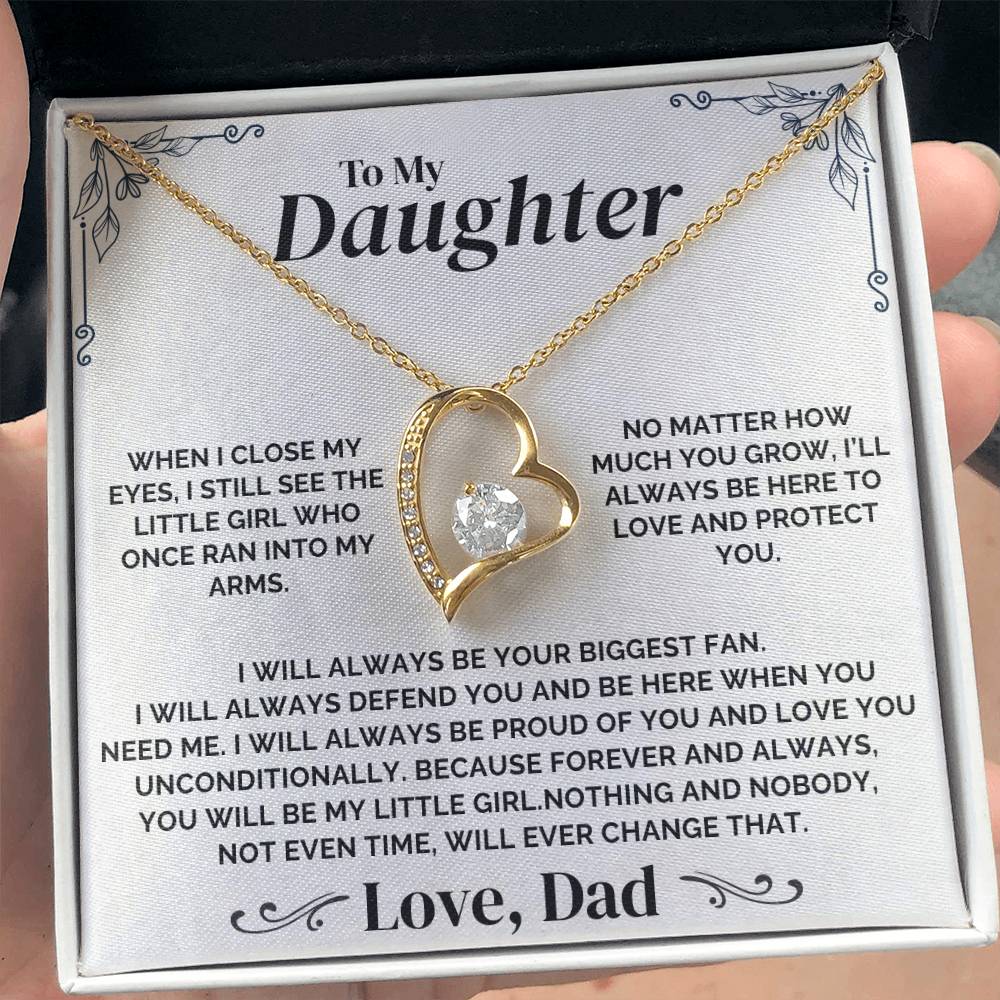 To My Daughter - Nostalgic Dad - Necklace
