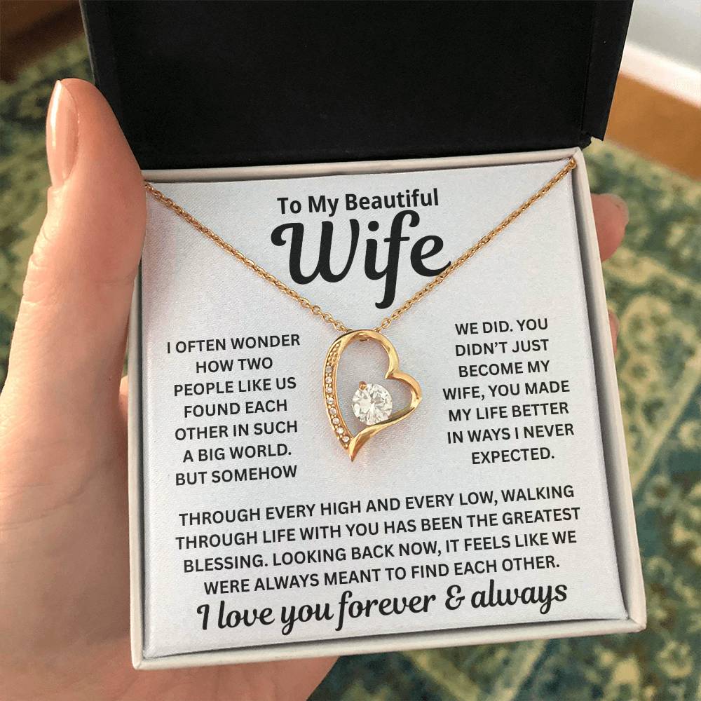 To My Wife – The Moment Our Paths Crossed – Necklace