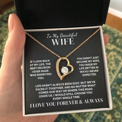 To My Wife – Faced It Together – Necklace