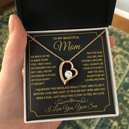 To My Mom - Always Be Your Little Boy - Necklace