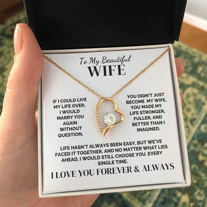 To My Wife – I’d Marry You Again – Necklace