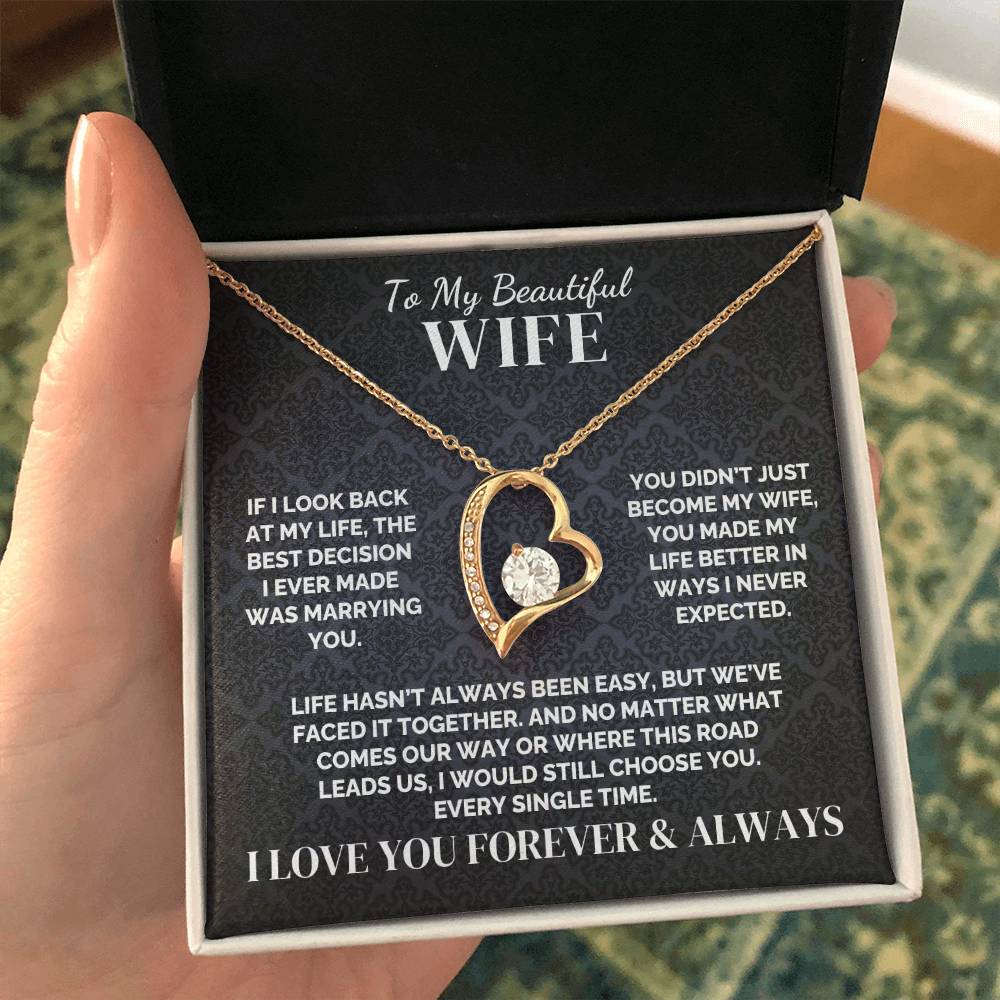 To My Wife – I’d Still Choose You – Necklace