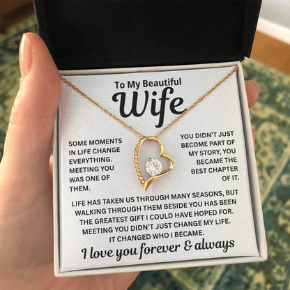 To My Wife – The Best Chapter Of My Life – Necklace