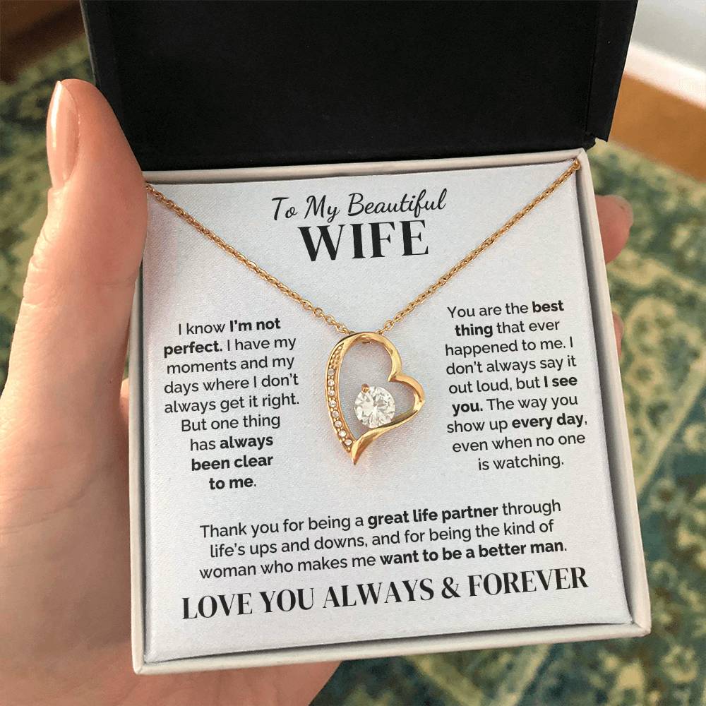 To My Wife – The Best Thing – Necklace
