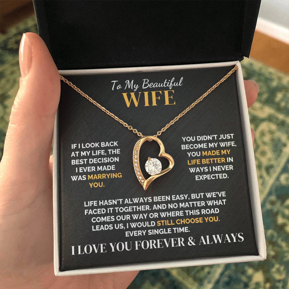 To My Wife – The Life I’d Choose Again – Necklace